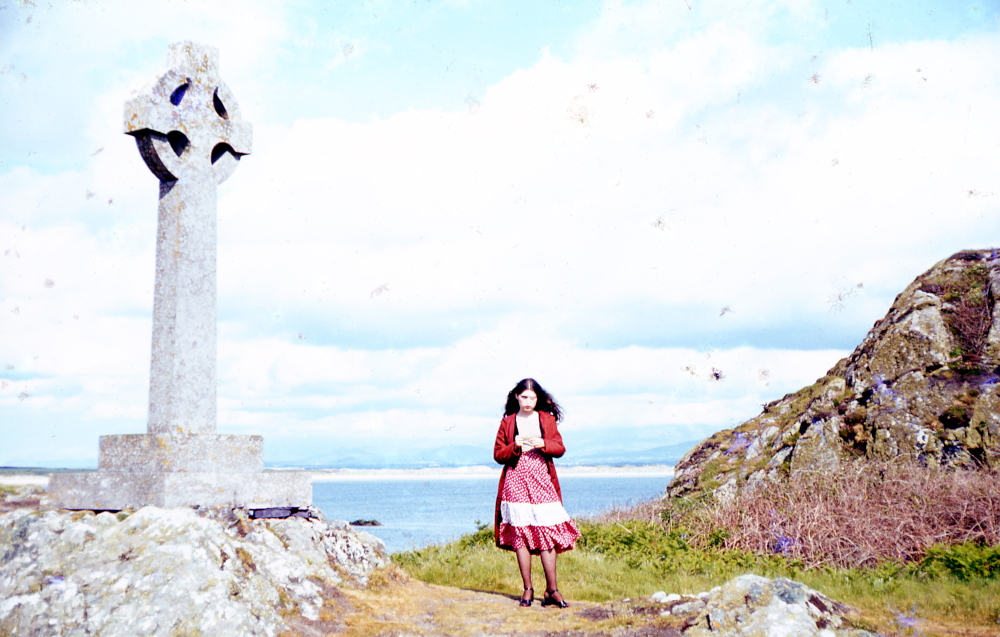 Llandwyn_Island_Karen_Next_To_Christian_Cross